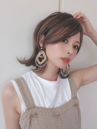 画像5: 動画有り【ソフトウルフ】3Dカラーアーモンド【軽量ウィッグ】