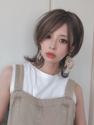 画像3: 動画有り【ソフトウルフ】3Dカラーアーモンド【軽量ウィッグ】