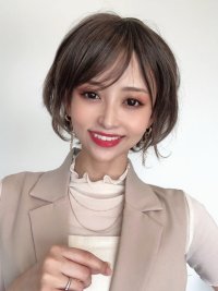 動画有り【ニュアンスショート】3Dカラーアーモンド