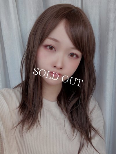 画像1: ＜6月再販予定＞【抜け感ヴェールウェーブ】チョコレート