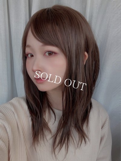 画像2: ＜6月再販予定＞【抜け感ヴェールウェーブ】チョコレート