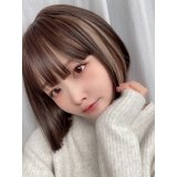 【インナーカラー切りっぱなしボブ】ミックスブラウン×ブロンドベージュ