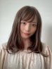 画像1: 軽量ウィッグ【抜け感レイシーミディ】ミルキーモカブラウン (1)
