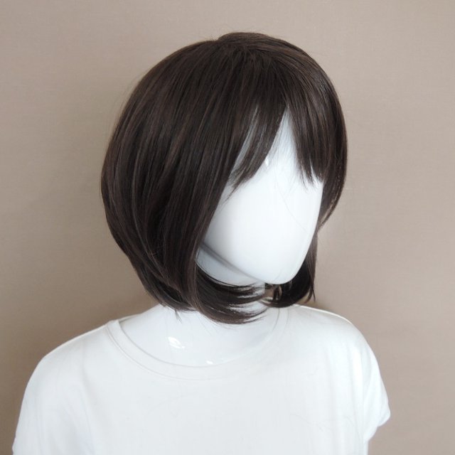 ふかし加工【抜け感マシュマロボブ】ダークブラウン ウィッグ専門店 DESIRE WIG