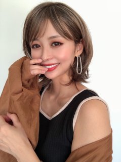 6月上旬頃再販＞【ウルフショートボブ】ダークブラウン
