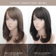 画像15: 軽量ウィッグ【抜け感レイシーミディ】ミルキーモカブラウン (15)