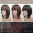 画像11: 【顔周りウルフ×ストレートボブ】レッド×根元ダーク（軽量ウィッグ） (11)