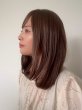 画像6: 軽量ウィッグ【抜け感レイシーミディ】ミルキーモカブラウン (6)