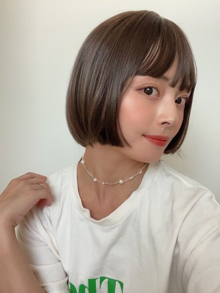 画像1: 新【ミニボブ】マロン（軽量ウィッグ） (1)