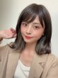 画像1: 【ルミエールミディ（イヤリングカラー）】ダークブラウン×グレージュ (1)